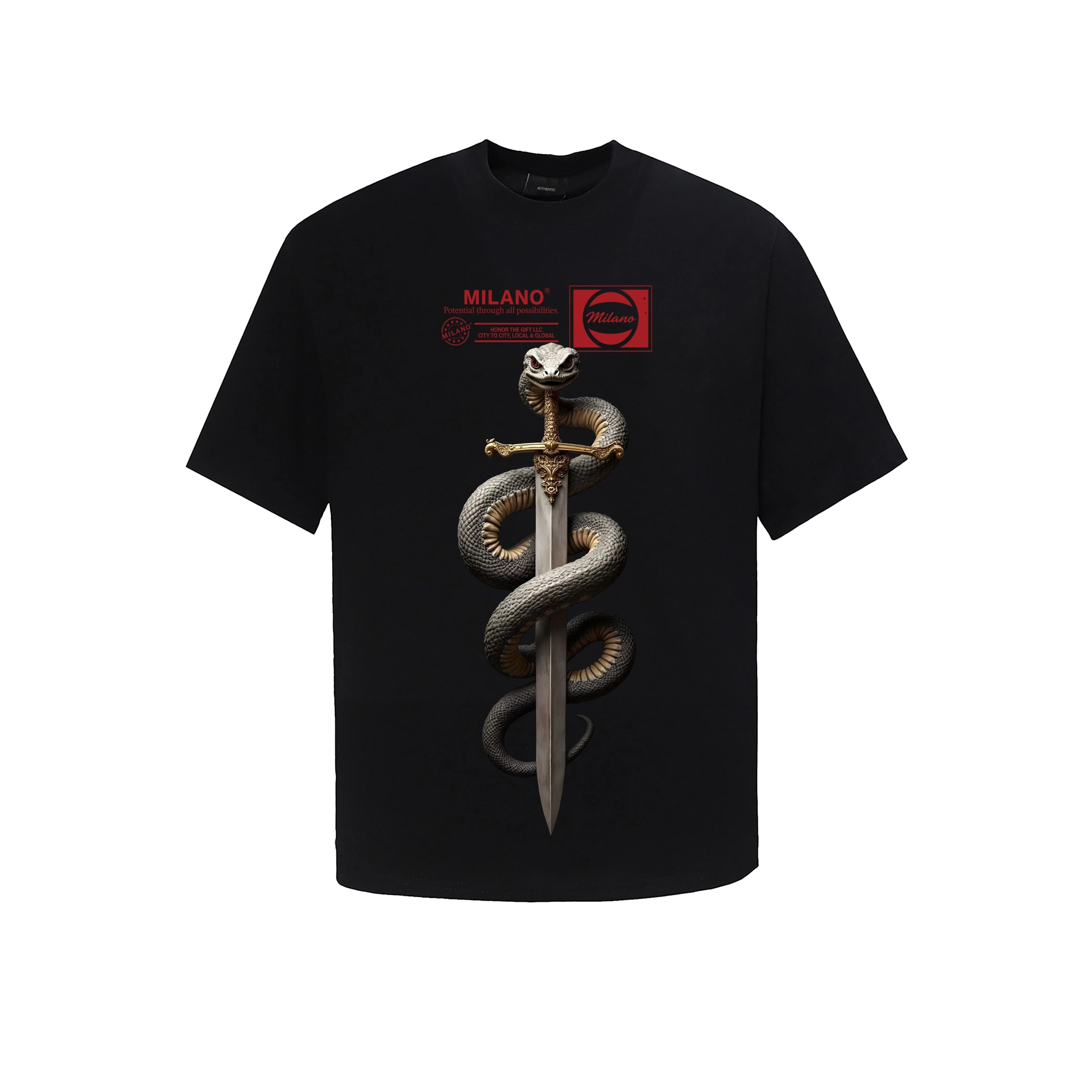 Snake and Sword Tee