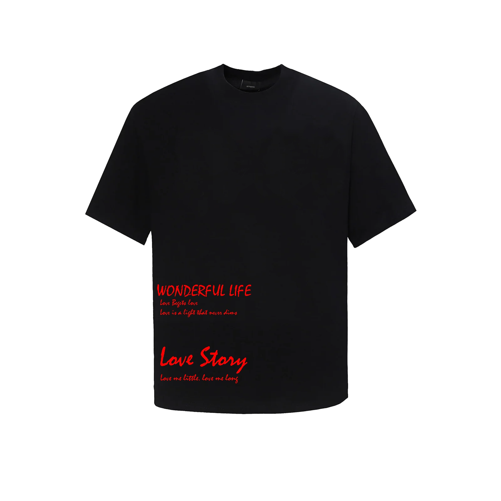 Love Story Noir Tee