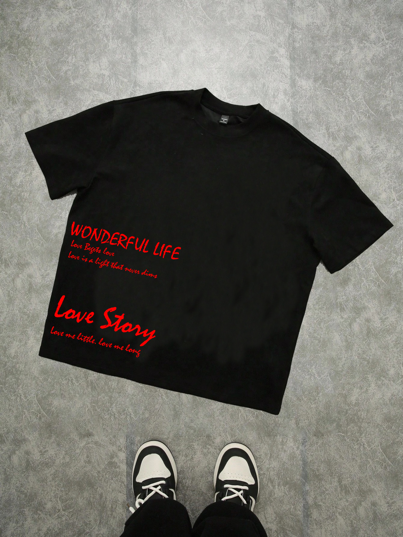 Love Story Noir Tee