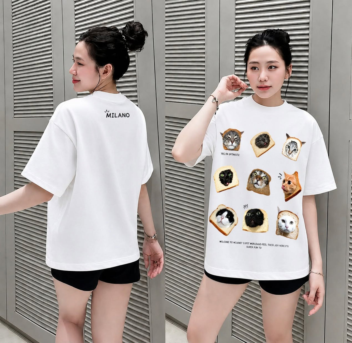 MLN CAT BREAD TEE
