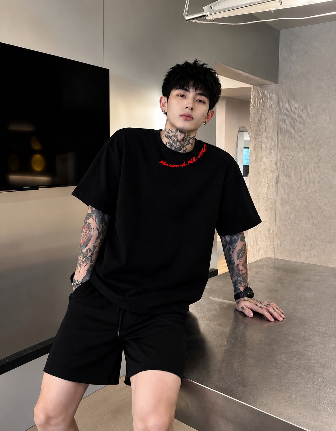 MILANO DARK SNAKE TEE