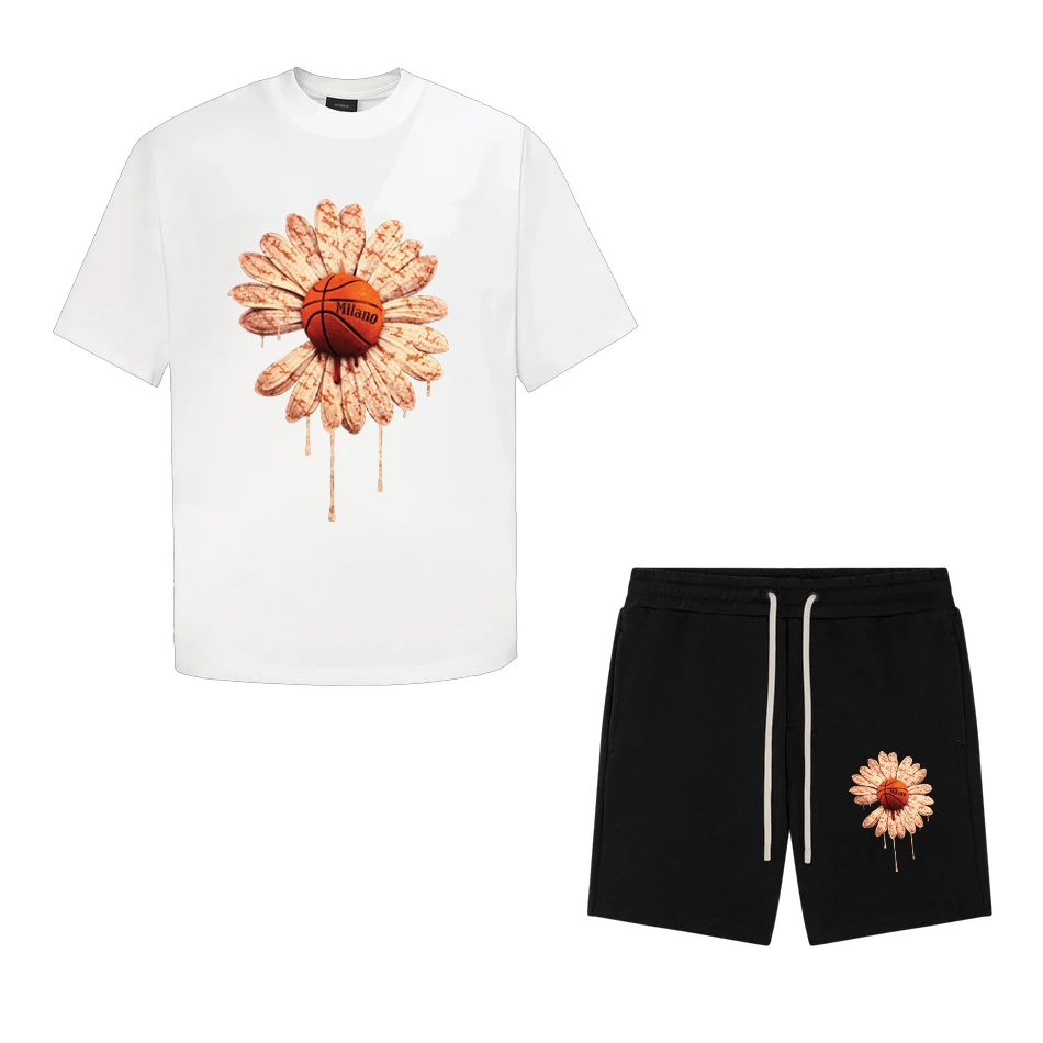 Bộ Thun Floral Basketbal