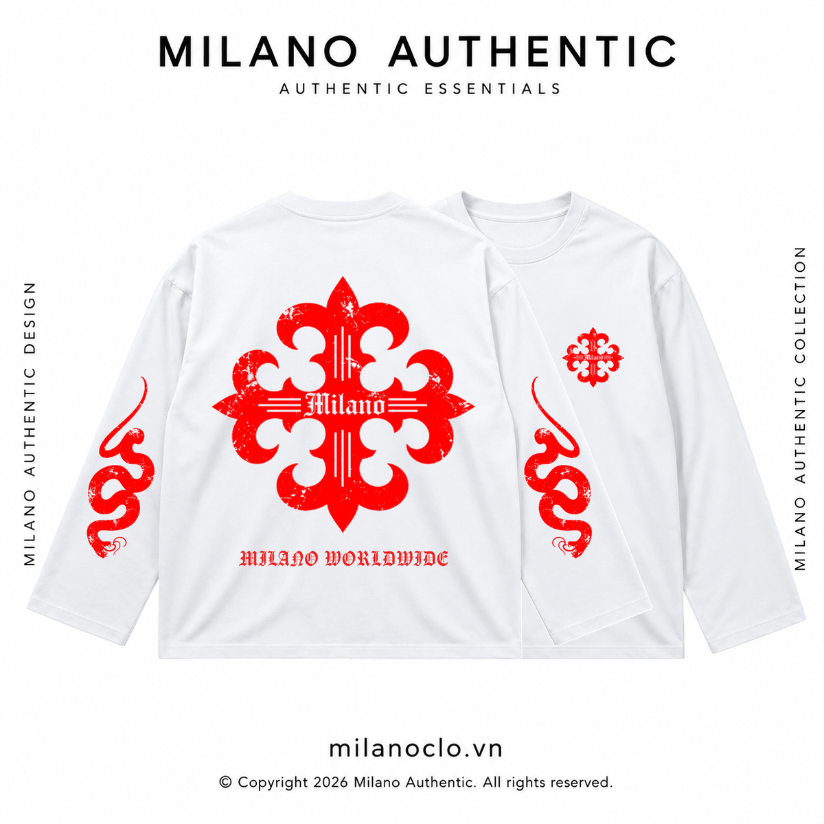 Milano Royal Crest Long Sleeve